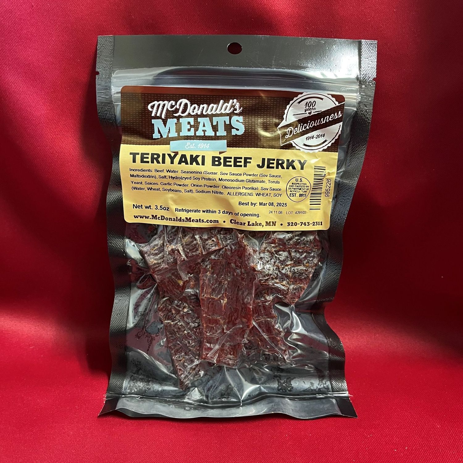 Teriyaki Beef Jerky (3.5oz)