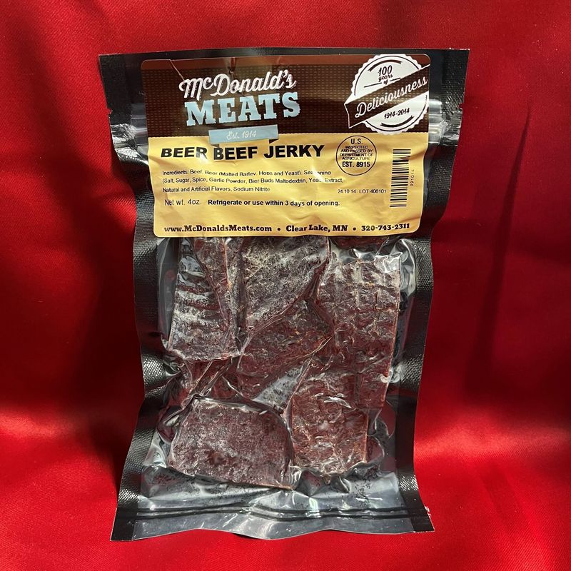 Beer Beef Jerky, 3.5oz