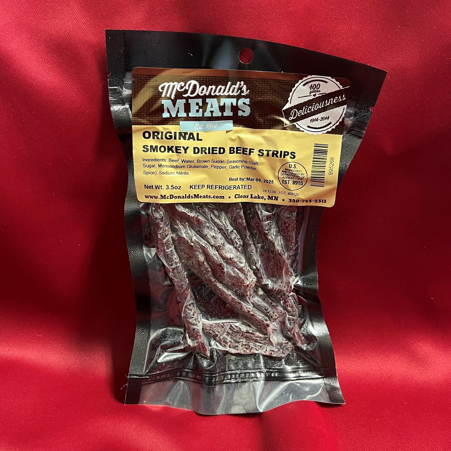 Original Beef Strips, 3.5oz