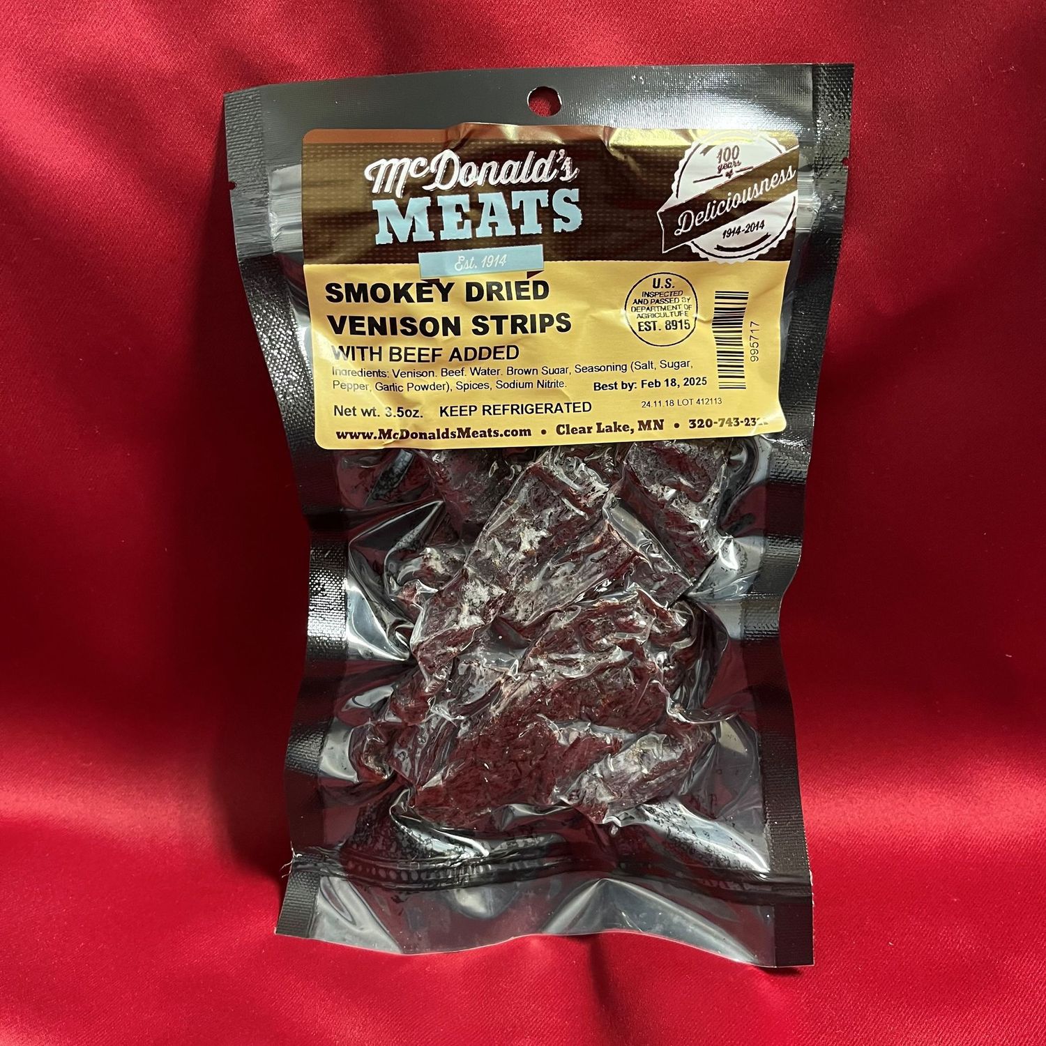 Venison Strips (3.5oz)