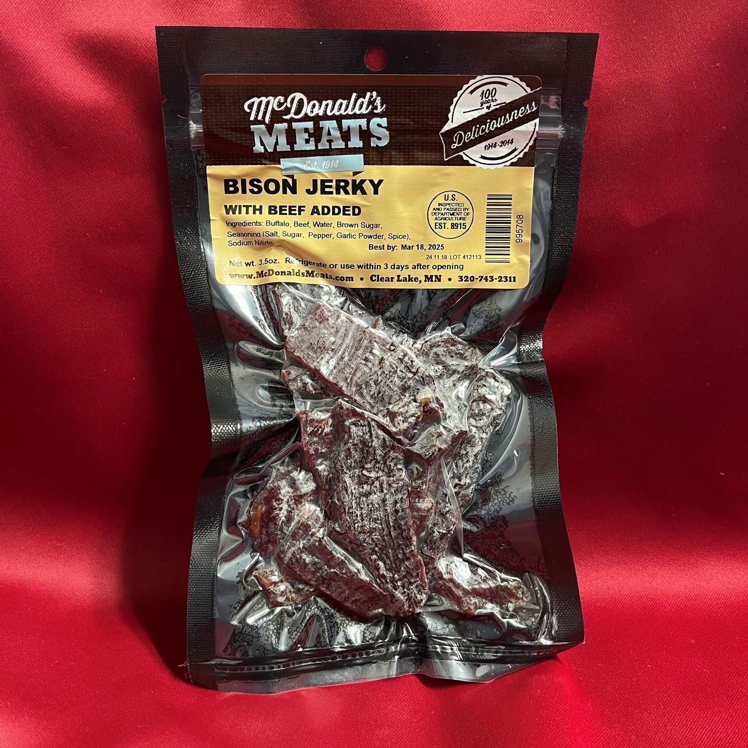 Bison Jerky (3.5oz)