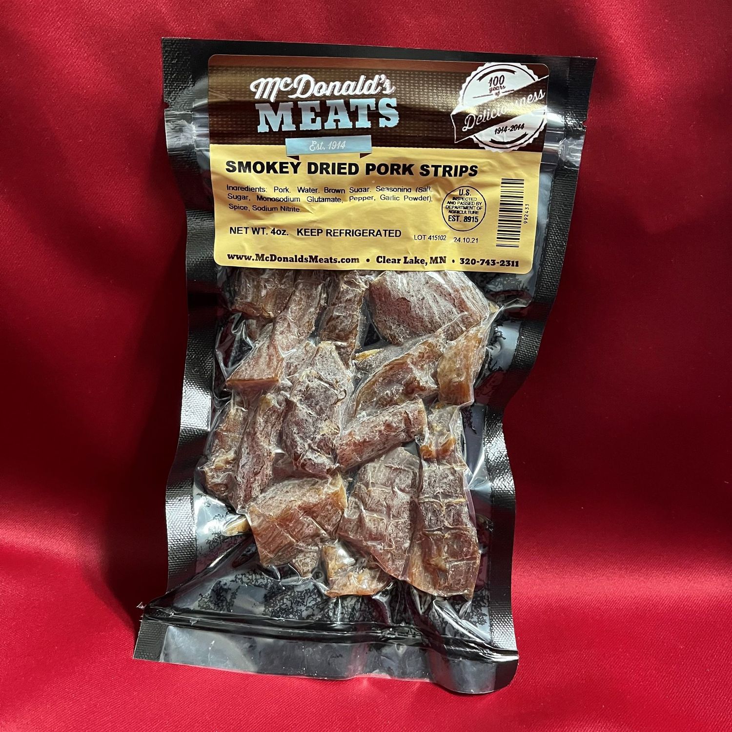 Original Smokey Dried Pork Strips, 3.5oz