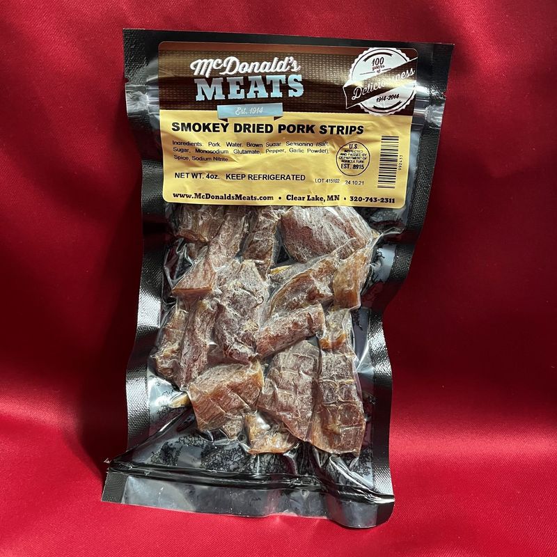 Original Smokey Dried Pork Strips, 3.5oz