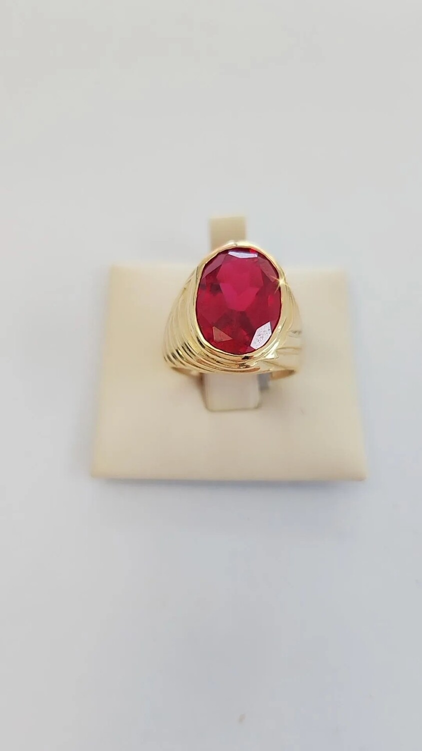 Anillo Piedra roja