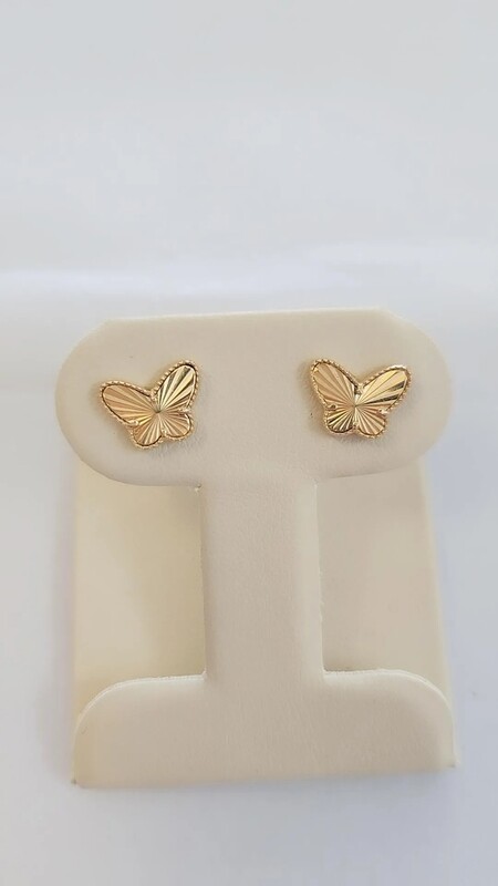 Arete mariposa mediano