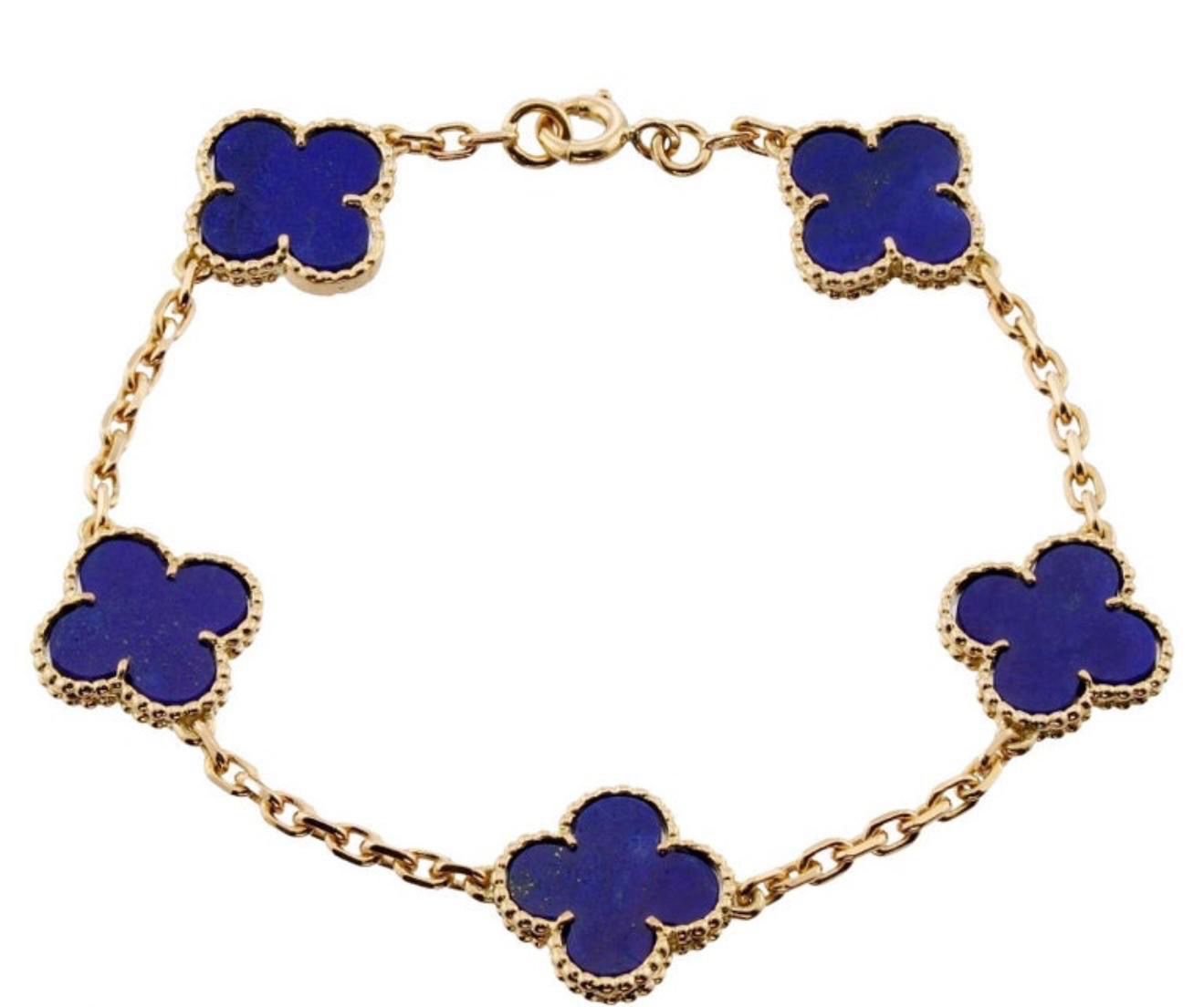Pulsera estilo van C azul