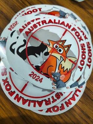 2024 Australian Fox Shoot Bumper Sticker