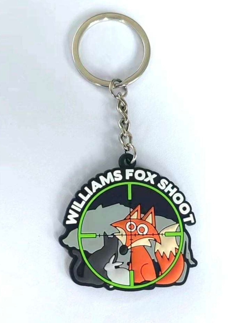 3D Soft Rubber Keyring