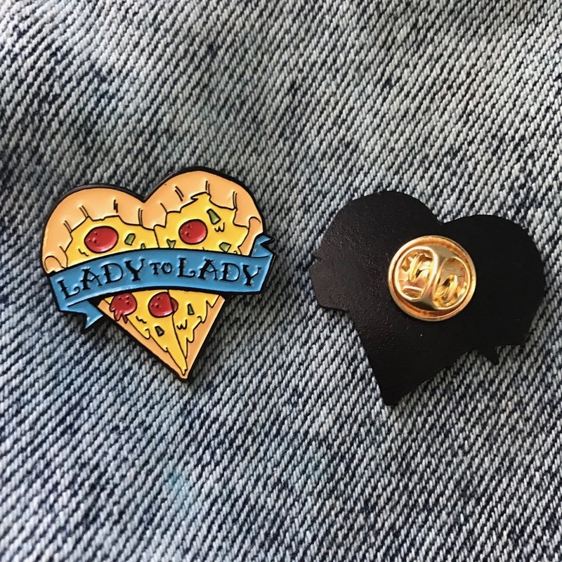 BRAND NEW Pizza Enamel Pin!