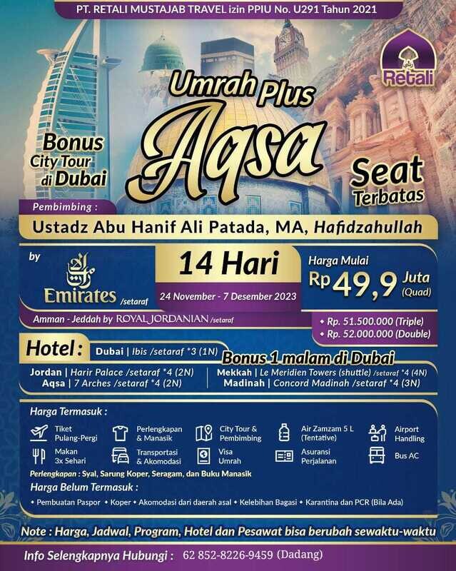 UMROH + AQSA NOV-DES 2023