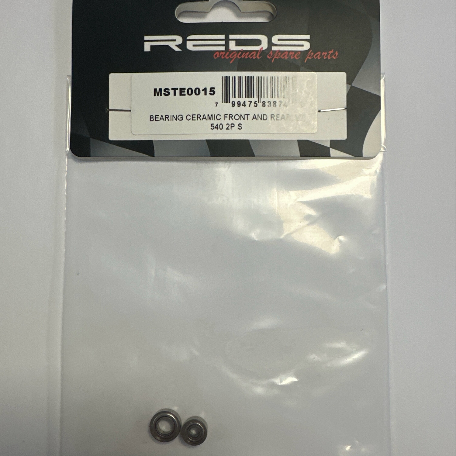 BEARING CERAMIC FRONT AND REAR, VX 540 2P S