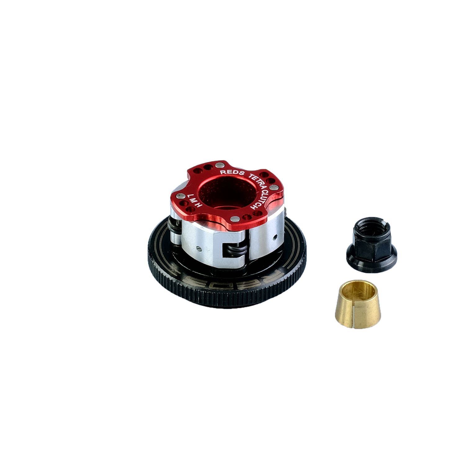 CLUTCH TETRA-X ADJUSTABLE 4 ALU SHOES KIT OFF ROAD STEEL FLYWHEEL, Flywheel Diameter: 34 mm diameter
