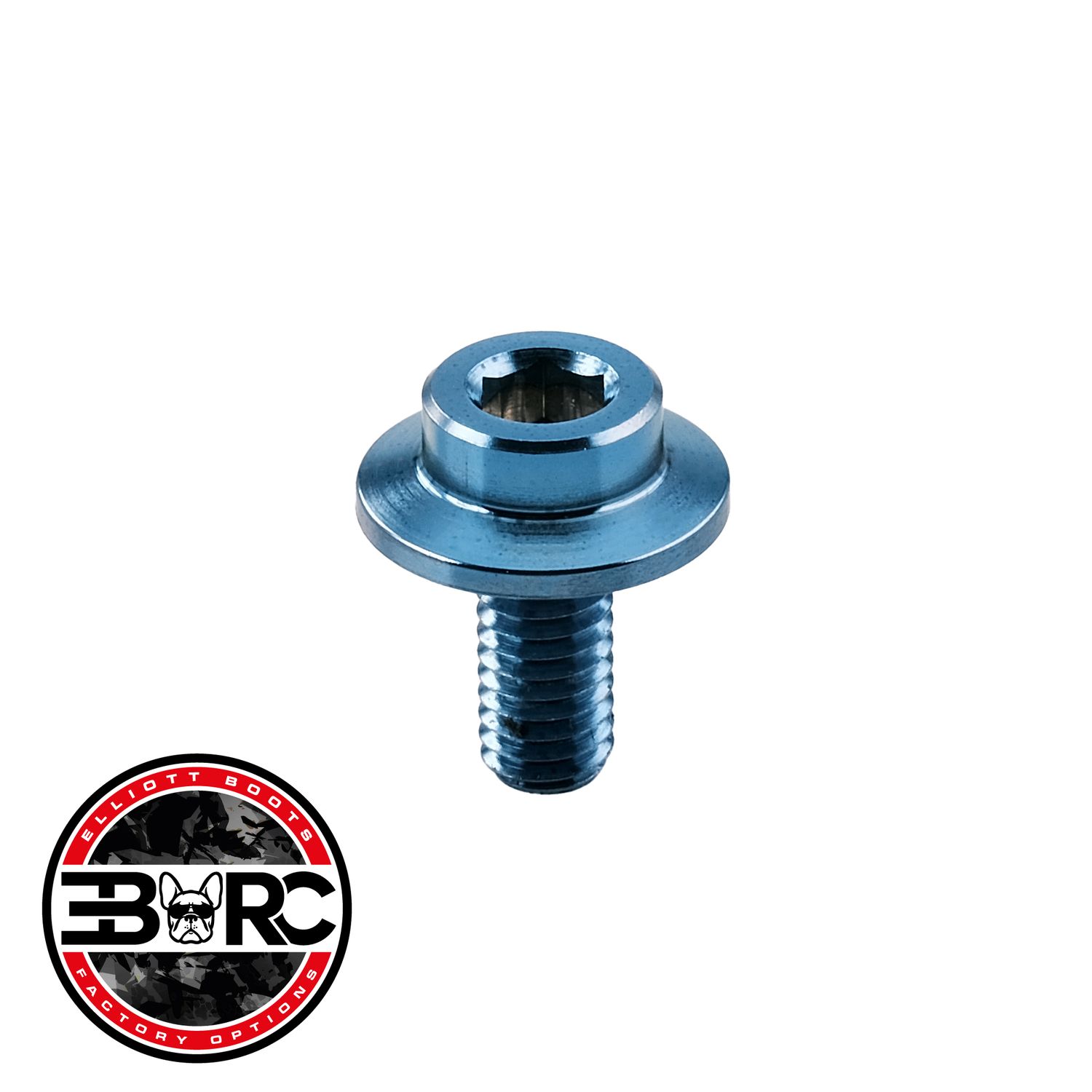 CLUTCH RETAINER SCREW TITANIUM OFF ROAD, LIGHT BLUE