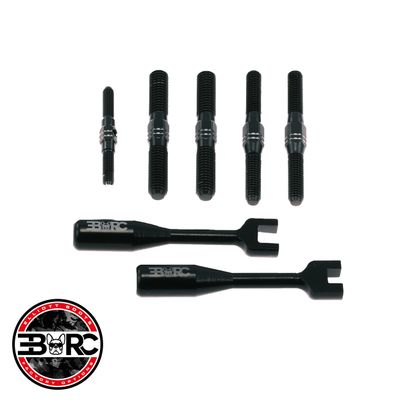 EBRC Titanium Black Coated Turnbuckle Set For SWORKZ S35-4 EVO