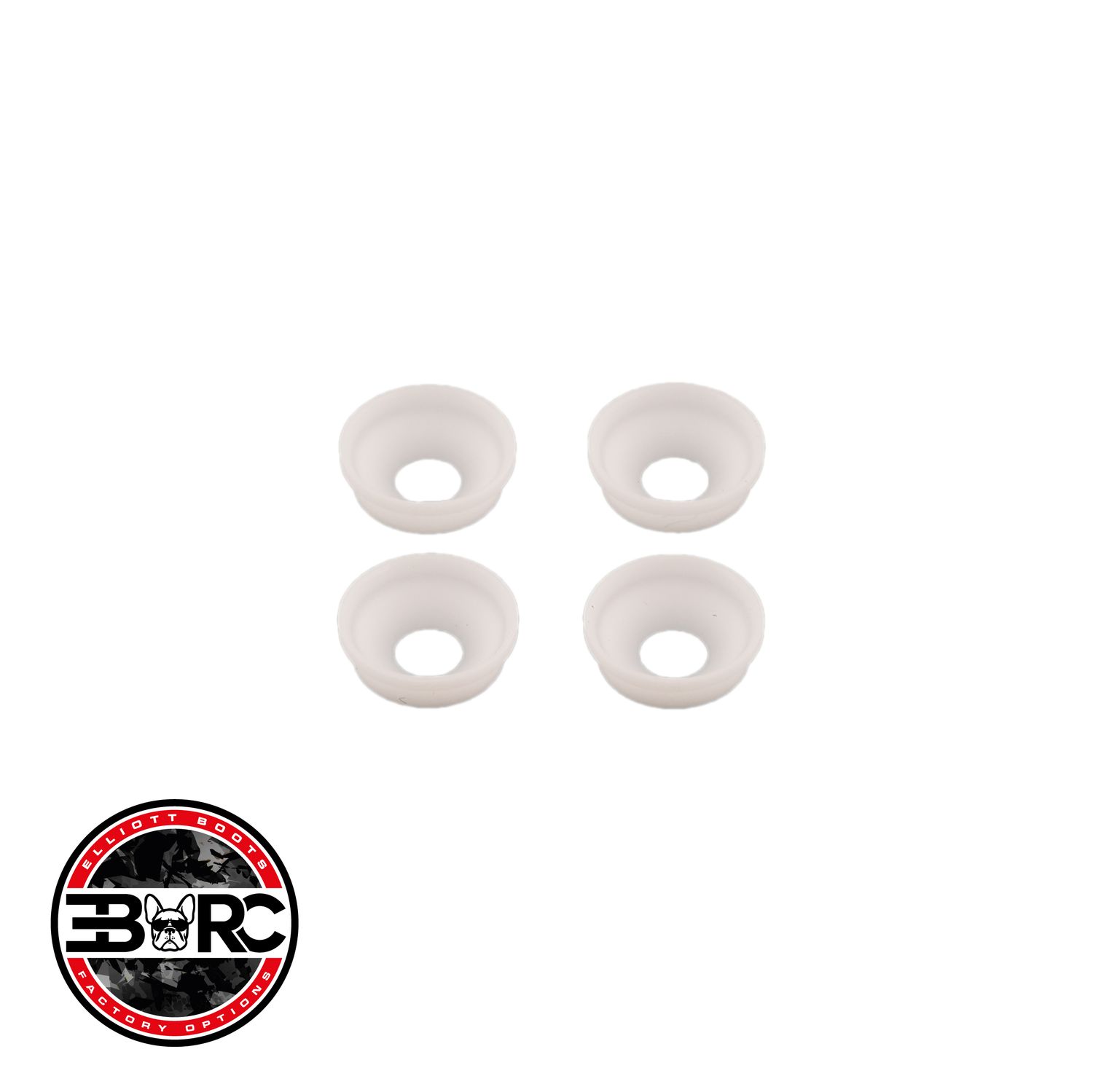 EBRC Front Upright Adjust Nut PTFE Spacers For SWORKZ S35-4 EVO and Mugen MBX8/7R/7/Mugen MBX8R 4pcs.