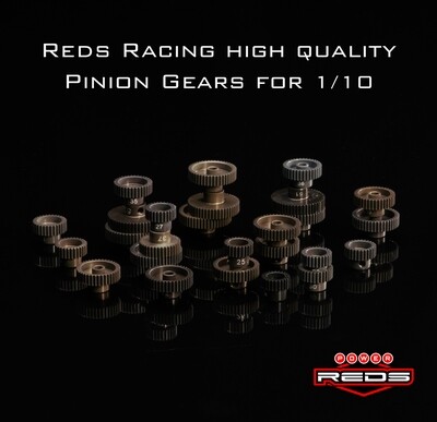 PINION GEAR 18-31T 48P, ALU + HD COATING, 1/10 ELECTRIC MOTOR