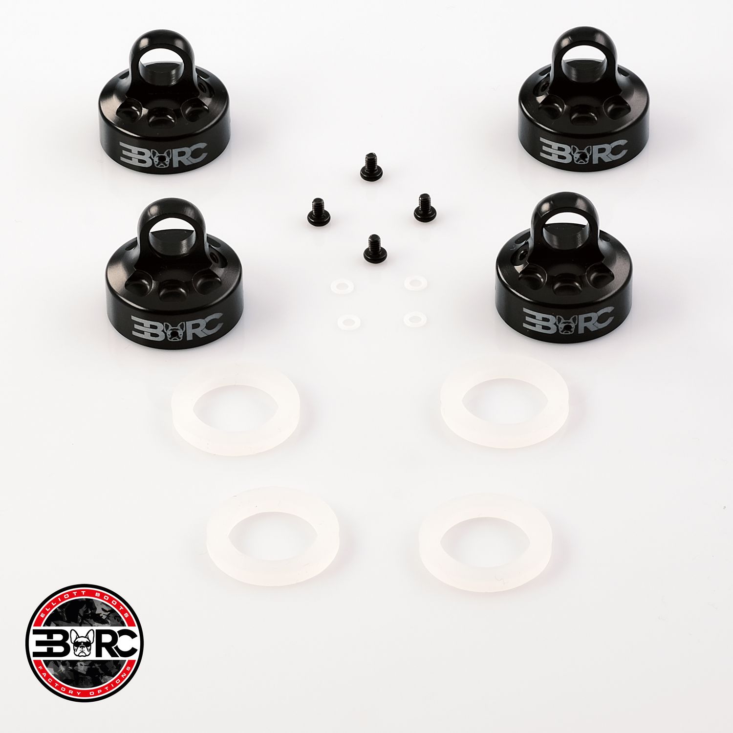 ELLIOTT BOOTS R/C EMULSION SHOCK CAPS FOR SWORKZ