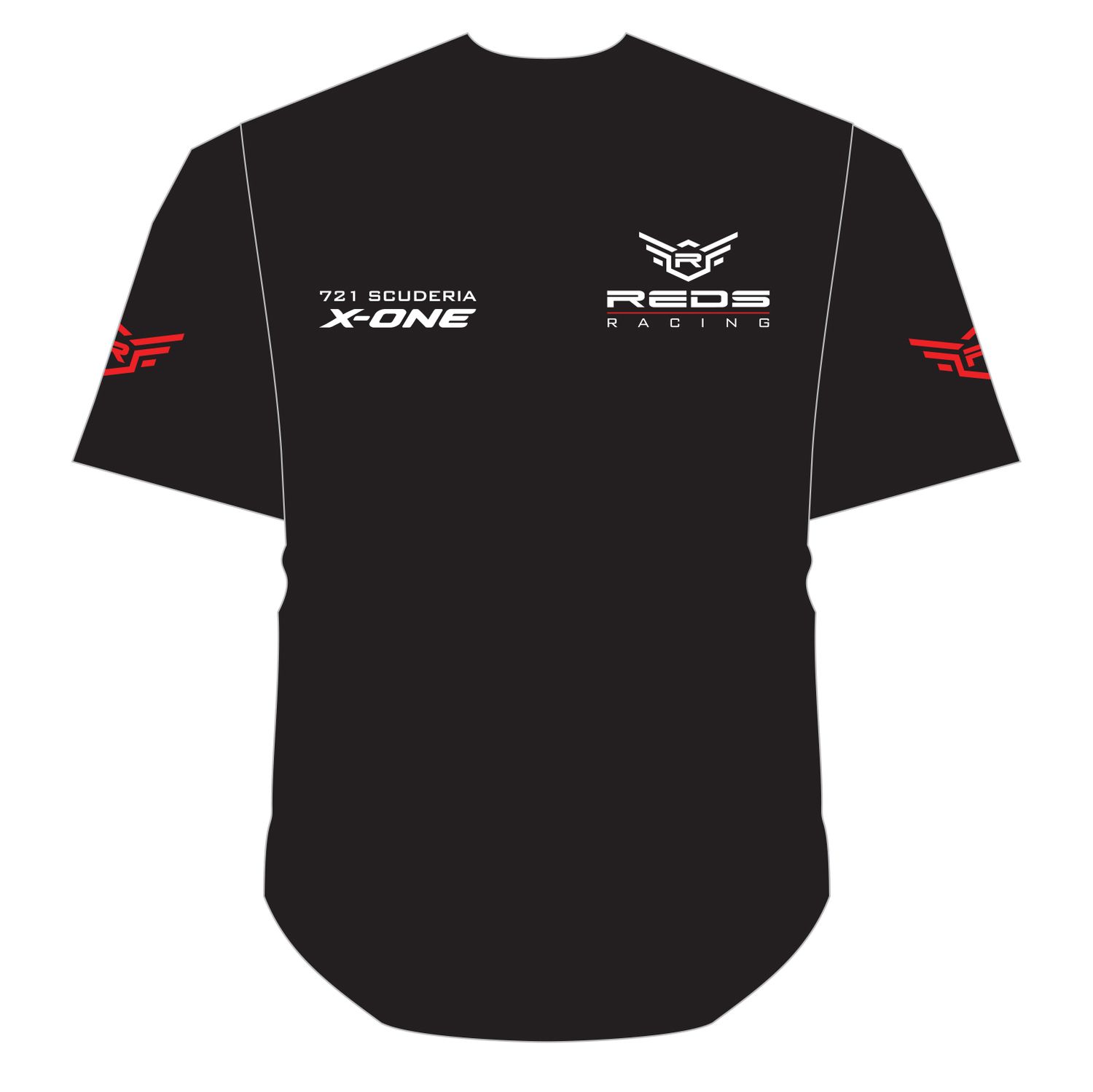 T-SHIRT REDS "6th COLLECTION" BLACK/RED S, M, L, XL, XXL, XXXL