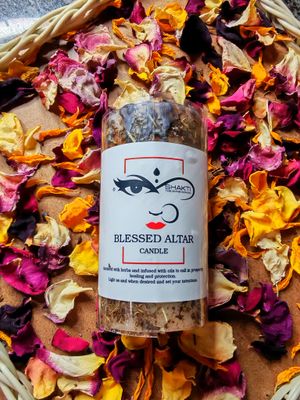 Blessed altar candle