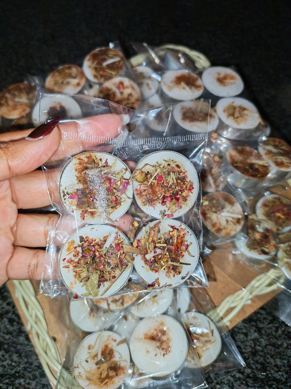 Tea light protection candles