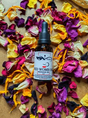 Sacred womb bloom massage oil
