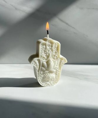 Hamsa hand candle