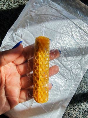 Honey comb altar protection and manifestation candles