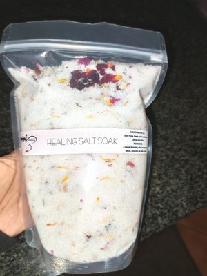 Healing salt soak 