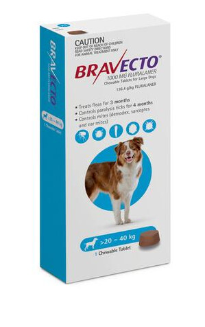 Bravecto de 20 a 40kg