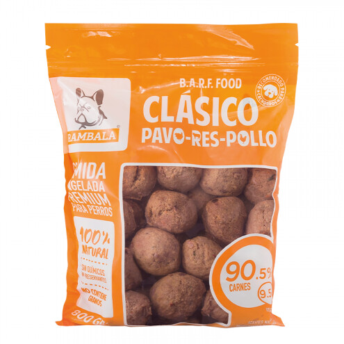 Rambala Premium Perro Clásico Pavo, Res y Pollo 800gr