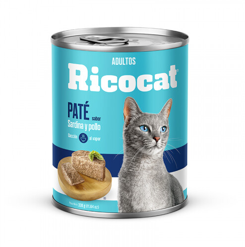 RICOCAT SARDINA Y POLLO ADULTO PATE LTA