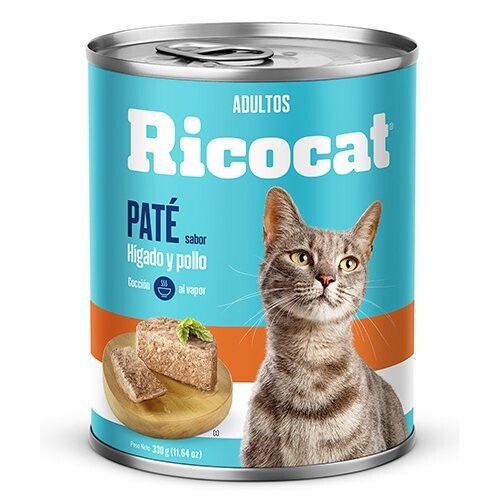 RICOCAT HÍGADO Y POLLO ADULTO PATE LTA