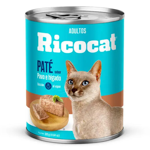 RICOCAT PAVO E HÍGADO ADULTO PATE LTA