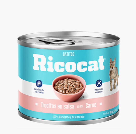 RICOCAT CARNE GATITOS TROC. LTA