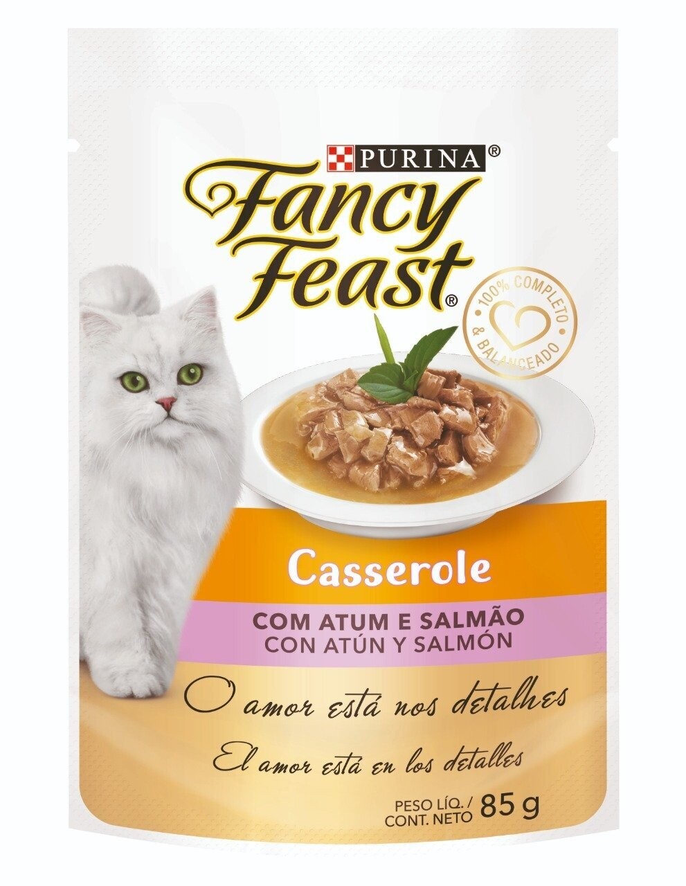 Fancy feast sachet casserole de salmón y atún 85gr