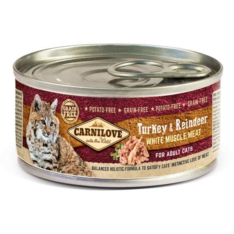 CARNILOVE TURKEY & REINDEER FOR ADULT CATS