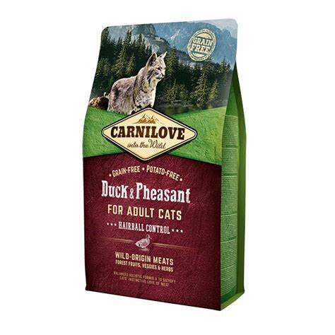 CARNILOVE GRAIN FREE DUCK & PHEASANT FOR ADULT CATS 2kg