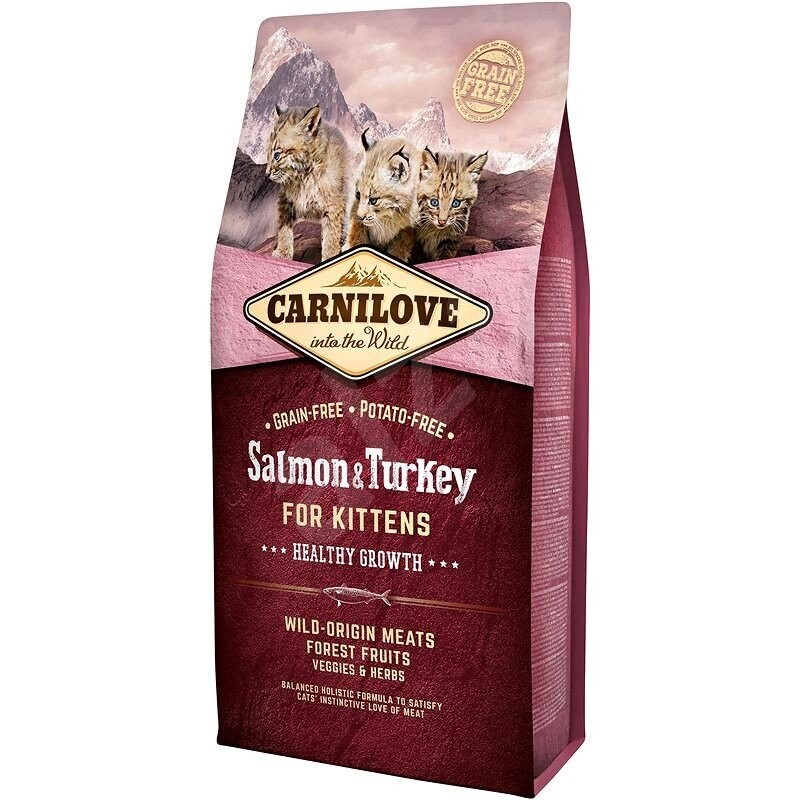 CARNILOVE GRAIN FREE SALMON & TURKEY FOR KITTENS 2kg
