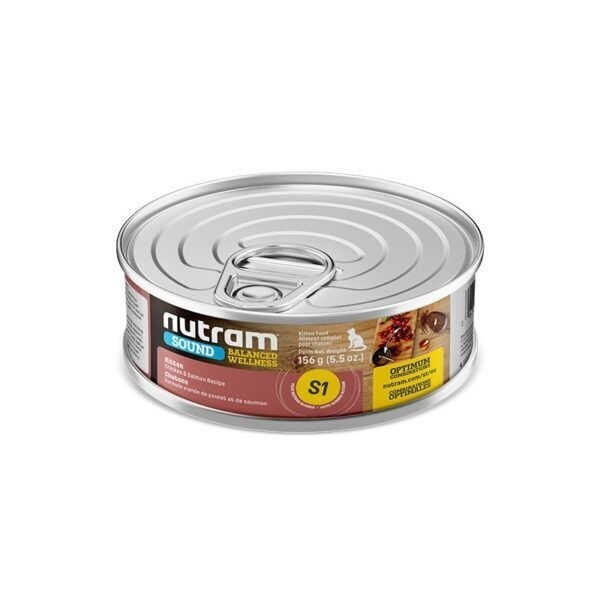 S1 NUTRAM SOUND KITTEN CANNED FOD 156 G
