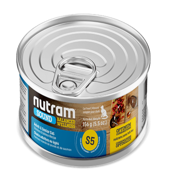 S5 NUTRAM SOUND ADULT CANNED FOD 156 G