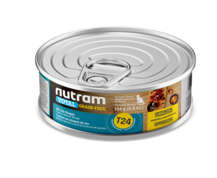 T24 NUTRAM TOTAL TROUT & SALMON CAT CANNED FOD 156 GM