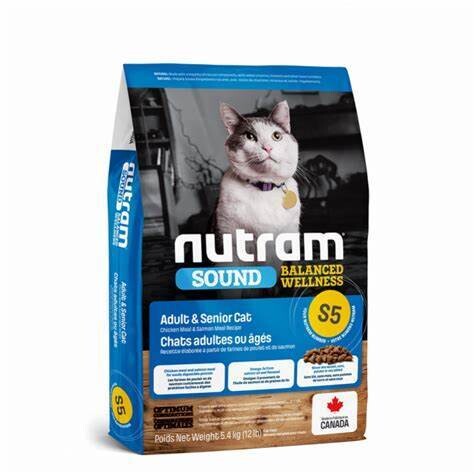 NUTRAM S5 NEW SOUND ADULT & SENIOR CAT