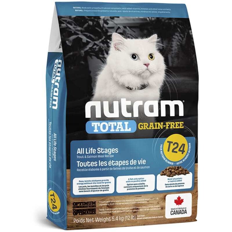 NUTRAM T24 NEW TOTAL GRAIN-FREE SALMON & TROUT CAT 5.4kg