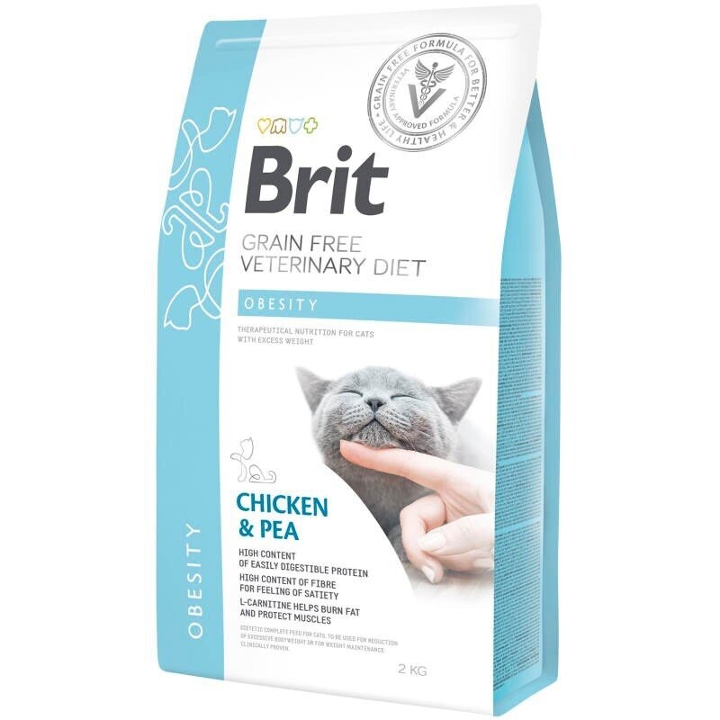 BRIT GF VET DIETS CAT OBESITY 2kg