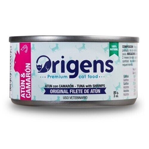 origens FILETE DE ATUN CON CAMARÓN x 85 GR