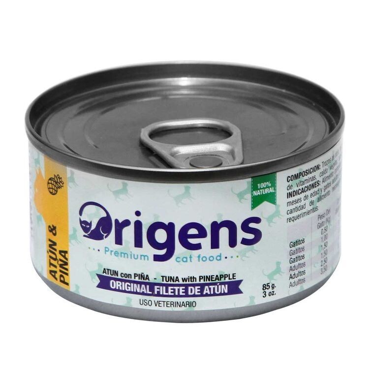 origens FILETE DE ATUN CON PIÑA x 85 GR