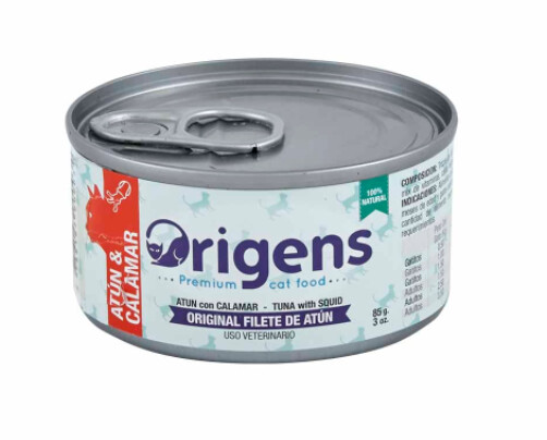 origens FILETE DE ATUN CON CALAMAR x 85 GR