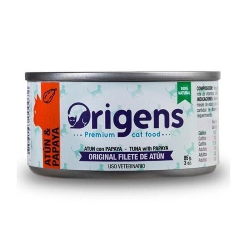 origens FILETE DE ATUN CON PAPAYA x 85 GR