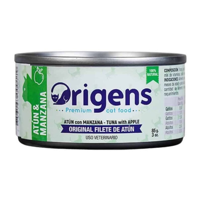 origens FILETE DE ATUN CON MANZANA x 85 GR