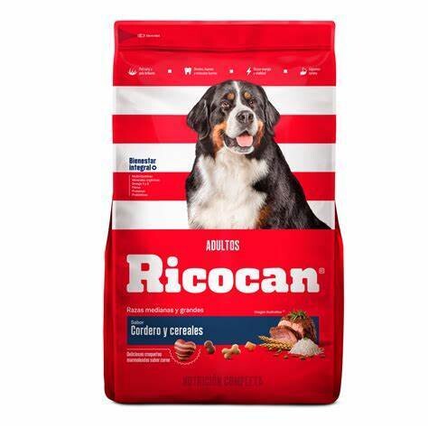 RICOCAN SB CORDERO Y CEREALES ADULTOS RZ MG x 22kg